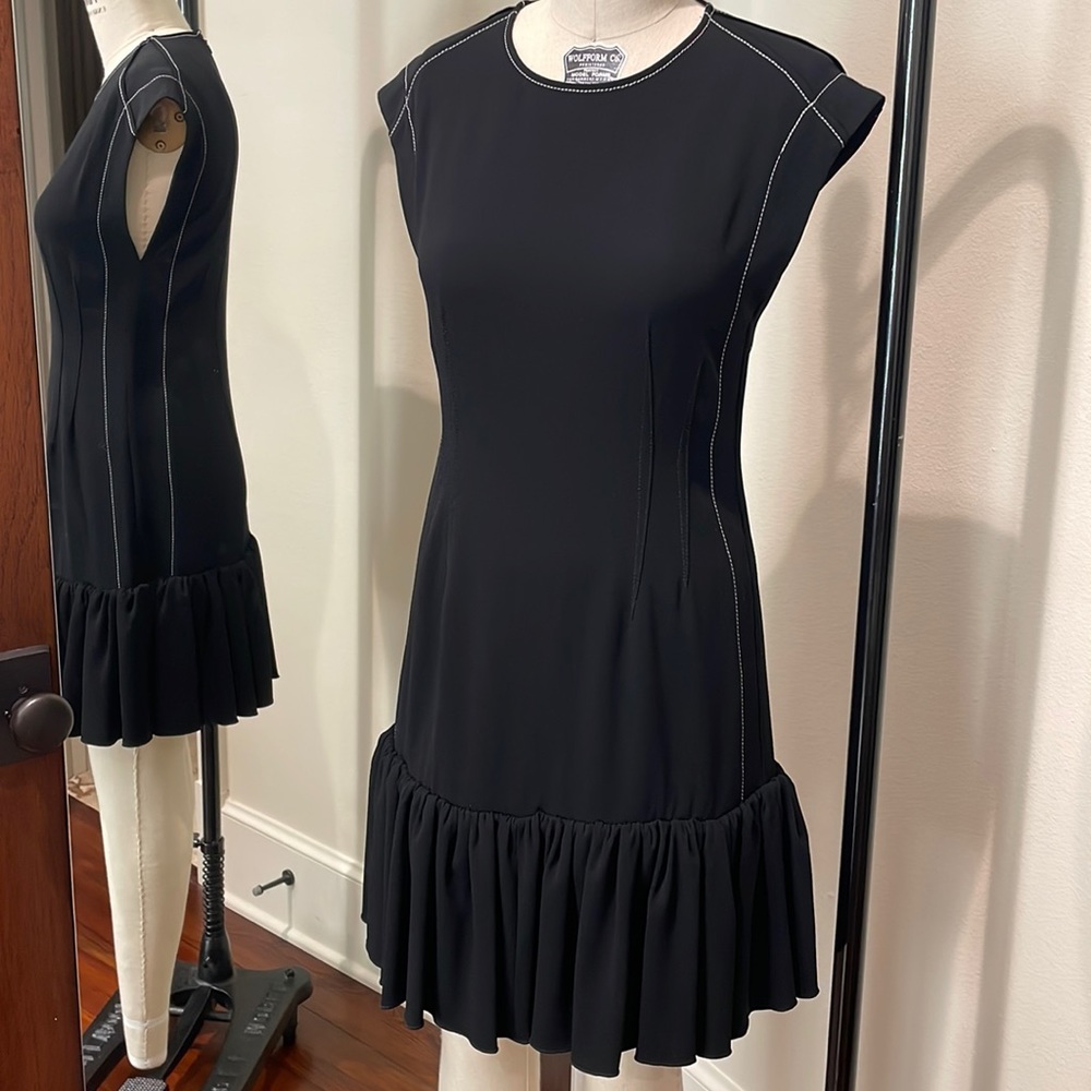 Derek Lam 10 Crosby Black Sheath Dress Size 2